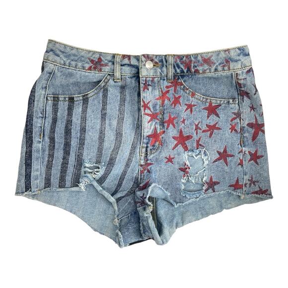 Harley Quinn Birds of Prey Denim Shorts‎ Small - Picture 2 of 8